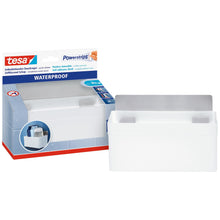 Étagère tesa Powerstrips Waterproof Zoom, en métal, blanche