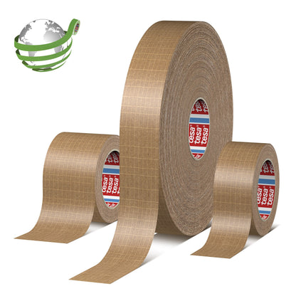 tesa 60013 Verstärktes Papierklebeband, 25 m x 50 mm, chamois – Anwendung
