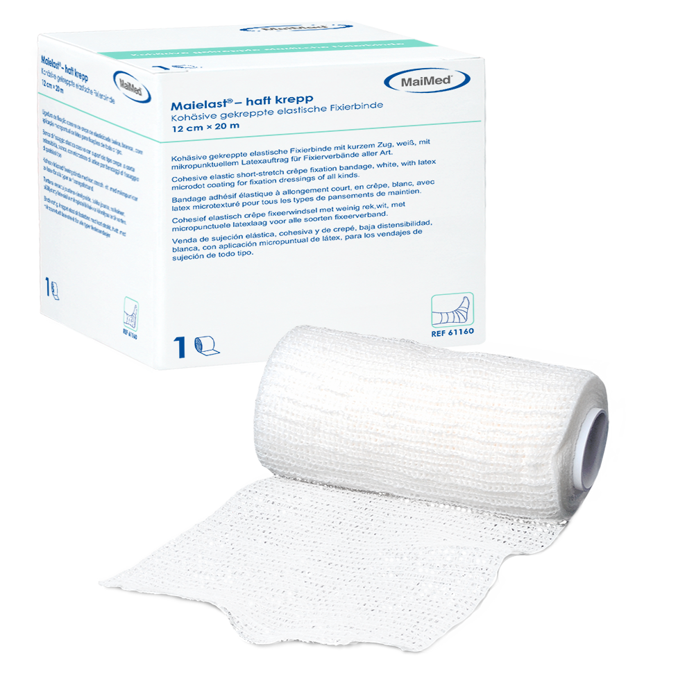 Maielast-haft Krepp Bandage de fixation élastique, 1 pièce/carton