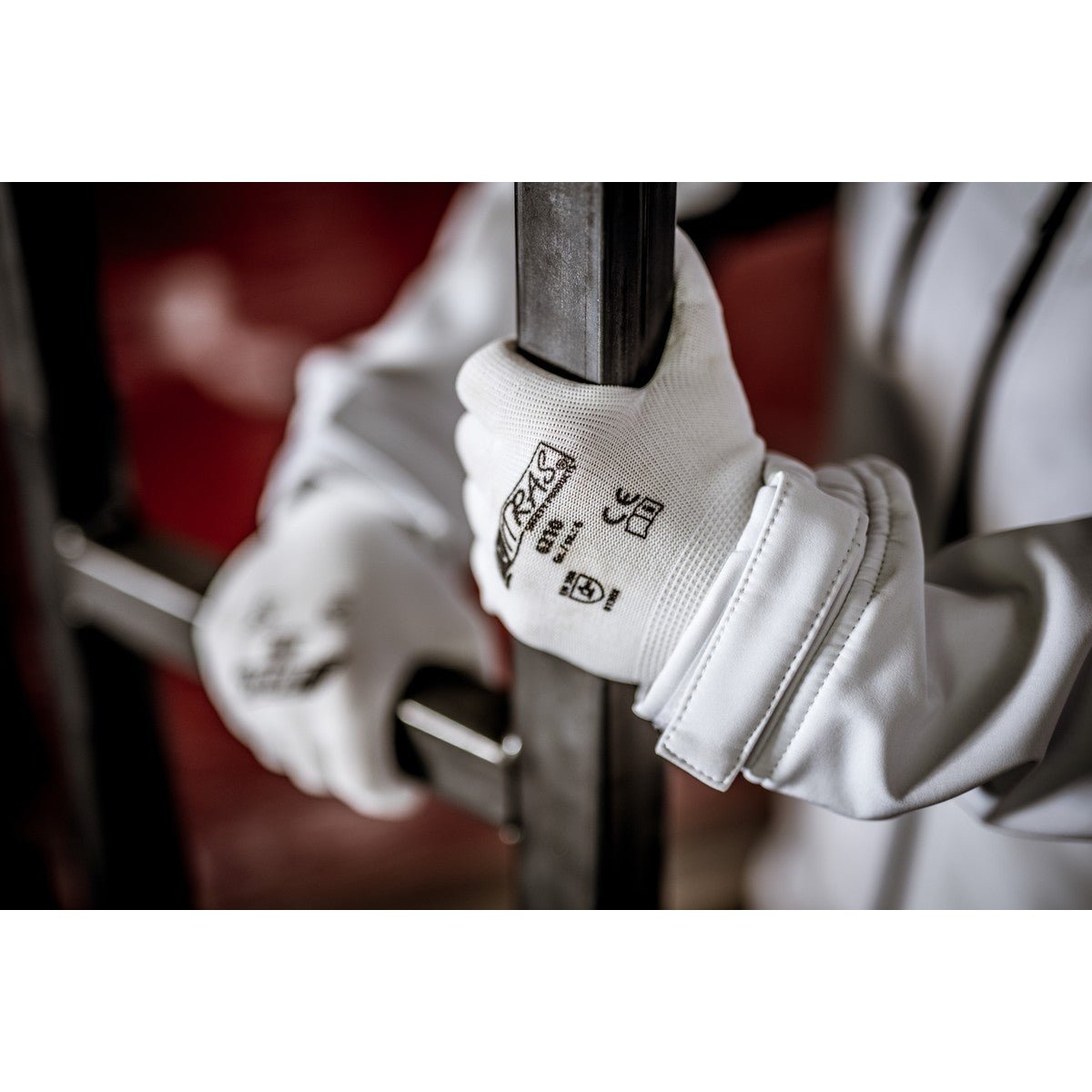 Gants en nylon NITRAS, blancs