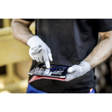 Gants antistatiques NITRAS, gris/blanc