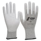 Gants antistatiques NITRAS, gris/blanc