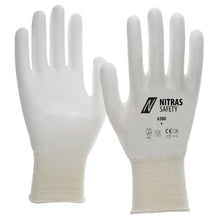 NITRAS snijbeschermingshandschoenen, wit