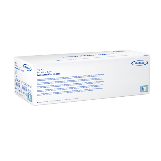 MaiMed-Ideal, zonder cello, witte blijvend elastische bandages