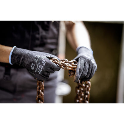 NITRAS ESD 3D CUT C, gants de protection contre les coupures, anthracite / noir