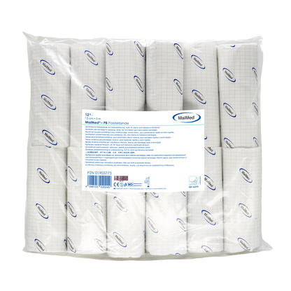 MaiMed-PB Bandage de rembourrage synthétique de 12 pièces/sac en polyéthylène