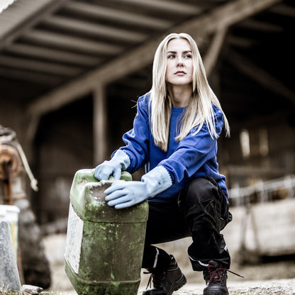 NITRAS BLUE POWER GRIP, gants de protection chimique, bleu