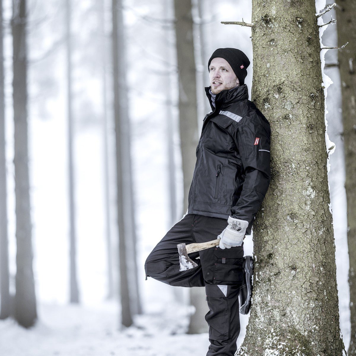NITRAS MOTION TEX PLUS, parka, zwart