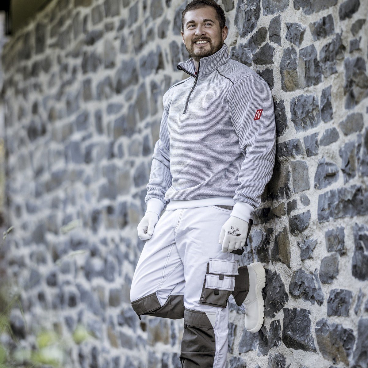 NITRAS MOTION TEX PLUS, pull, blanc