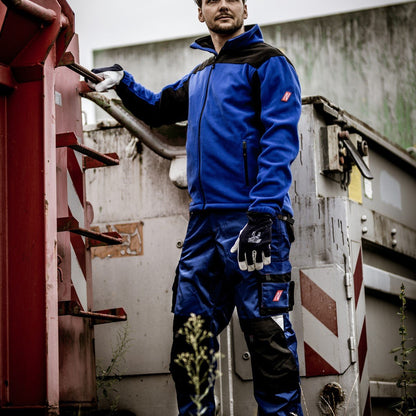 NITRAS MOTION TEX PLUS, veste polaire, bleu roi / noir