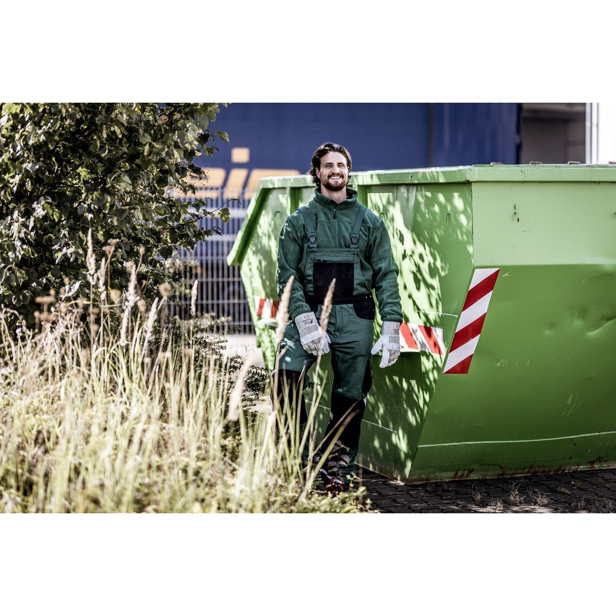 NITRAS MOTION TEX PLUS, salopette, vert / noir