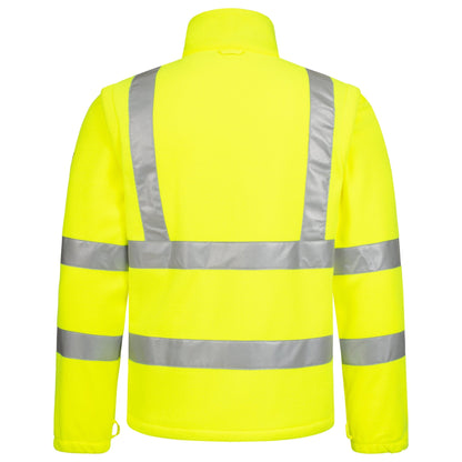 NITRAS MOTION TEX VIZ, veste polaire haute visibilité