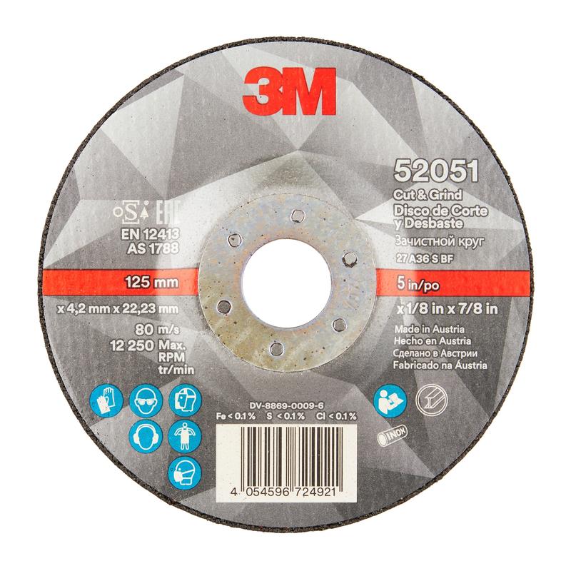 3M™ Cut and Grind-schuurschijf T27 Schuurmiddel
