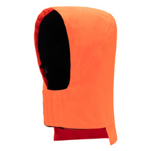 Capuche hiver amovible NITRAS, orange fluo, polyester OEKO-TEX : 100% | Paquet (1 pièce)
