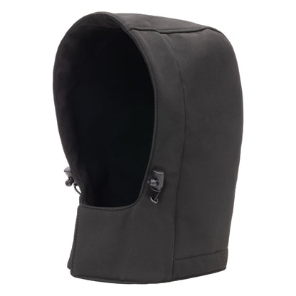 NITRAS afneembare capuchon, zwart, OEKO-TEX polyester: 94%; Elastaan: 6% | Pak (1 stuk)