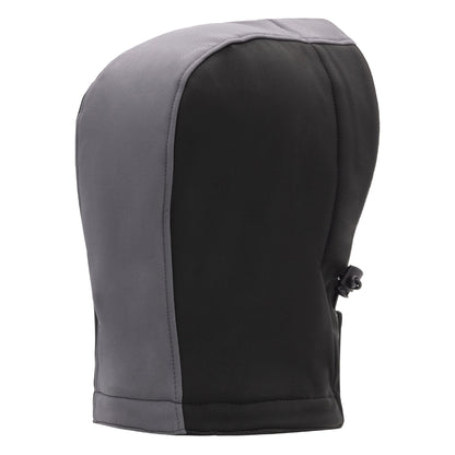 NITRAS afneembare capuchon, grijs/zwart, OEKO-TEX polyester: 94%; Elastaan: 6% | Pak (1 stuk)