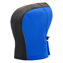Capuche amovible NITRAS, bleu roi/noir, polyester OEKO-TEX : 94% ; Élasthanne : 6% | Paquet (1 pièce)