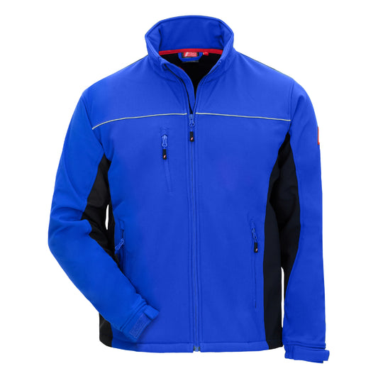 NITRAS MOTION TEX LIGHT, softshell jas, koningsblauw/zwart