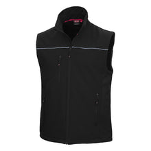 NITRAS MOTION TEX LIGHT, gilet softshell, noir