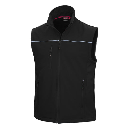 NITRAS MOTION TEX LIGHT, gilet softshell, noir