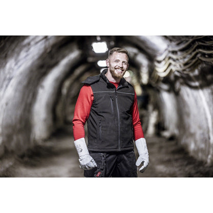 NITRAS MOTION TEX LIGHT, softshellvest, zwart