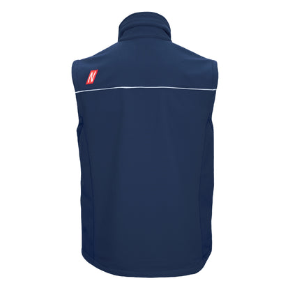NITRAS MOTION TEX LIGHT, gilet softshell, bleu marine