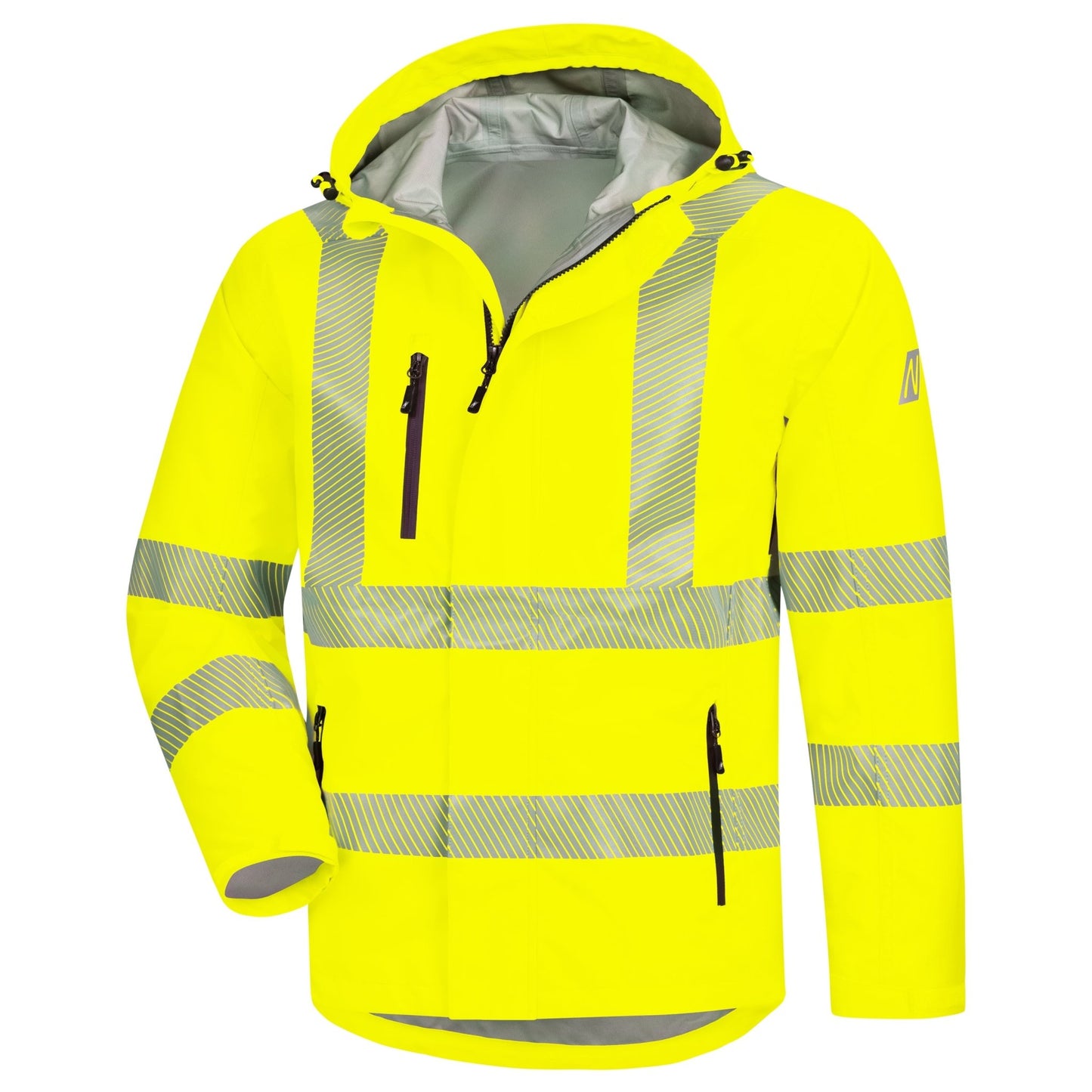 NITRAS MOTION TEX VIZ PLUS, goed zichtbare regenjas