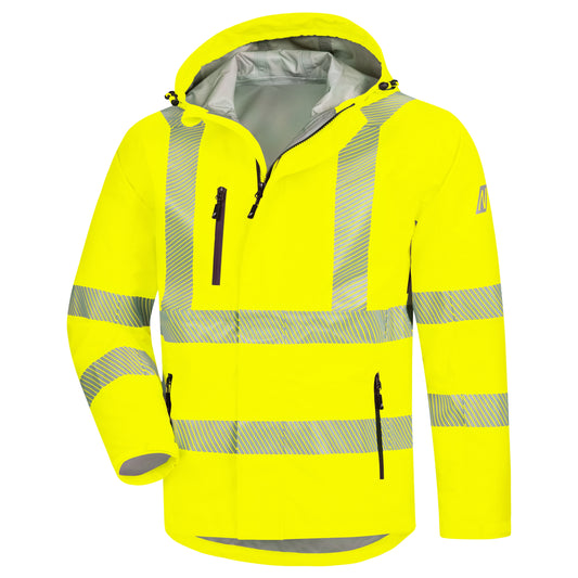 NITRAS MOTION TEX VIZ PLUS, veste de pluie haute visibilité
