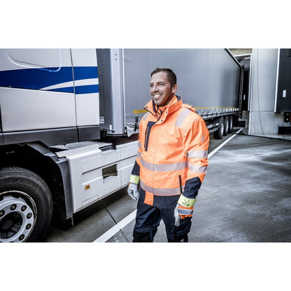 NITRAS MOTION TEX VIZ PLUS, multifunctioneel jack met hoge zichtbaarheid