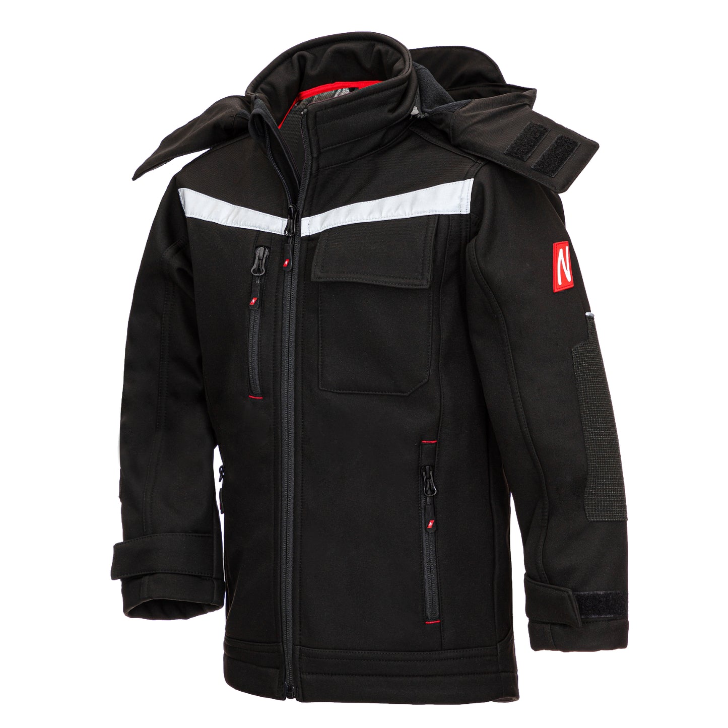 NITRAS MOTION TEX KIDS, veste softshell, noir