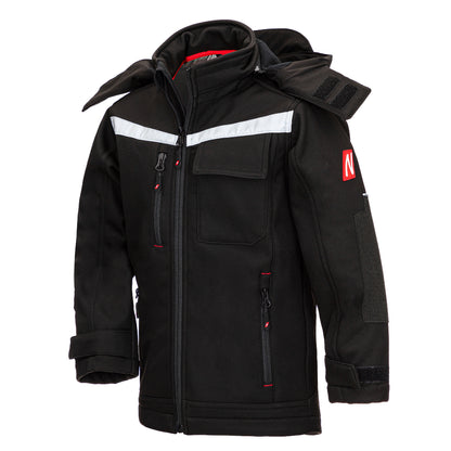 NITRAS MOTION TEX KIDS, veste softshell, noir
