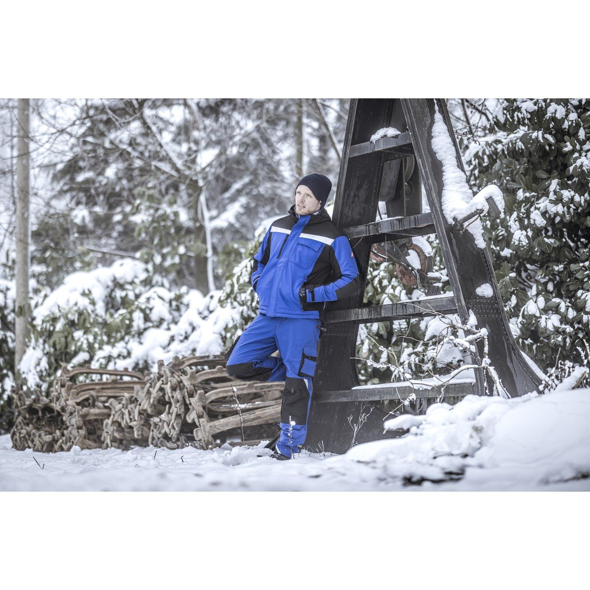 NITRAS MOTION TEX PLUS, winterjas, koningsblauw/zwart