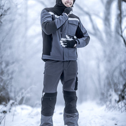 NITRAS MOTION TEX PLUS, winterjas, grijs/zwart