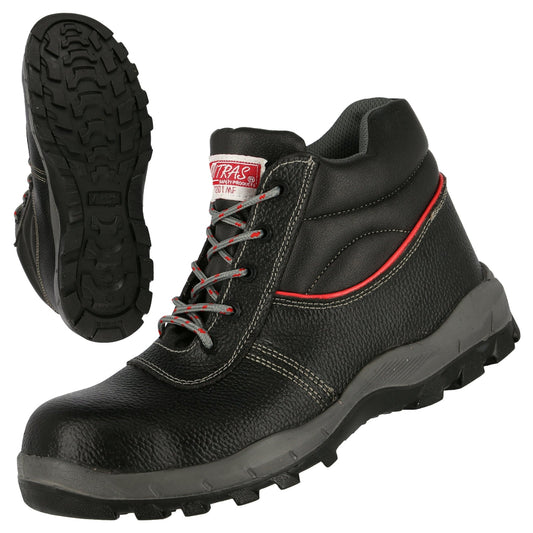 NITRAS STEP MID MF, S3 veiligheidslaarzen, middelhoog, zwart