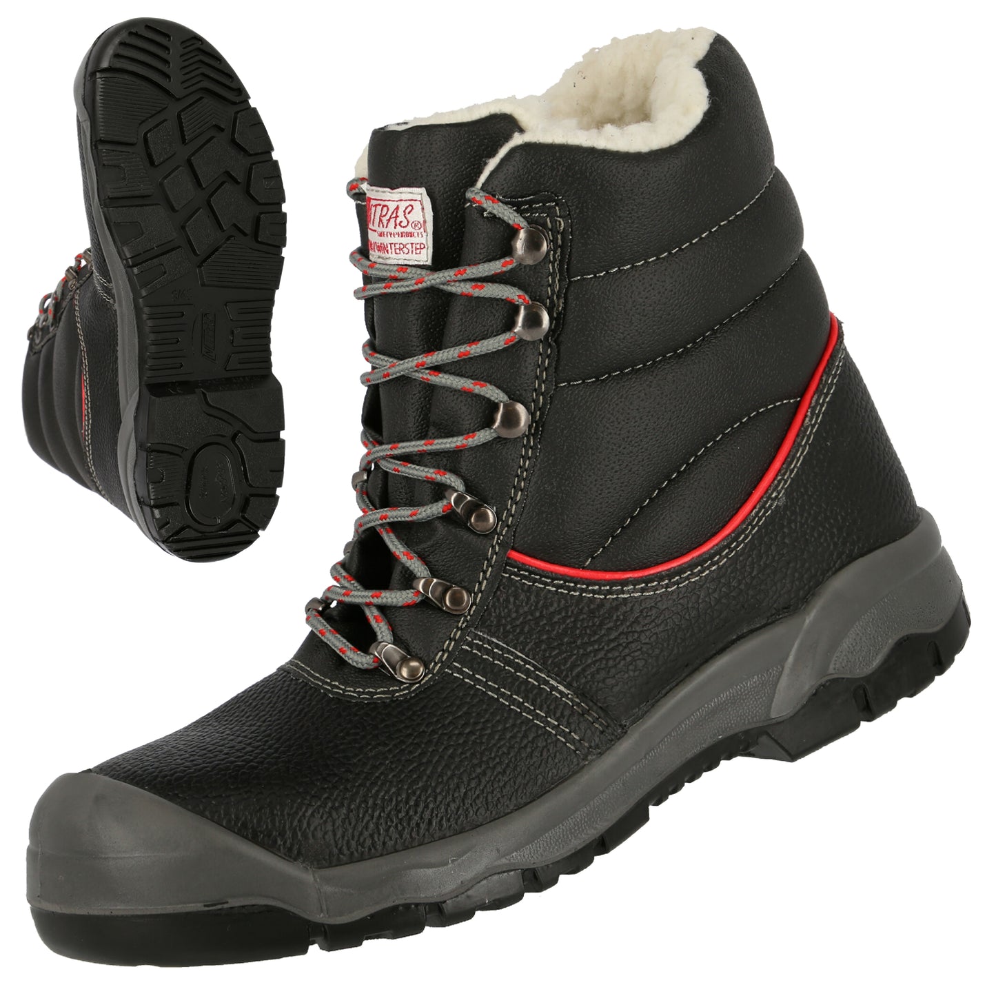NITRAS STEP MID+ W, S3 veiligheidswinterlaarzen, middelhoge hoogte, zwart