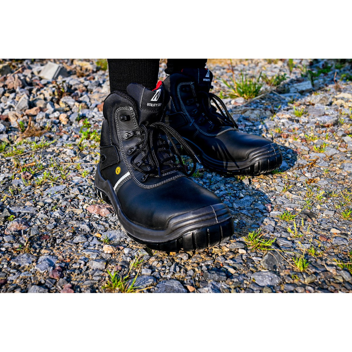 NITRAS UTILITY STEP MID, S3L CI FO SR veiligheidslaarzen, zwart