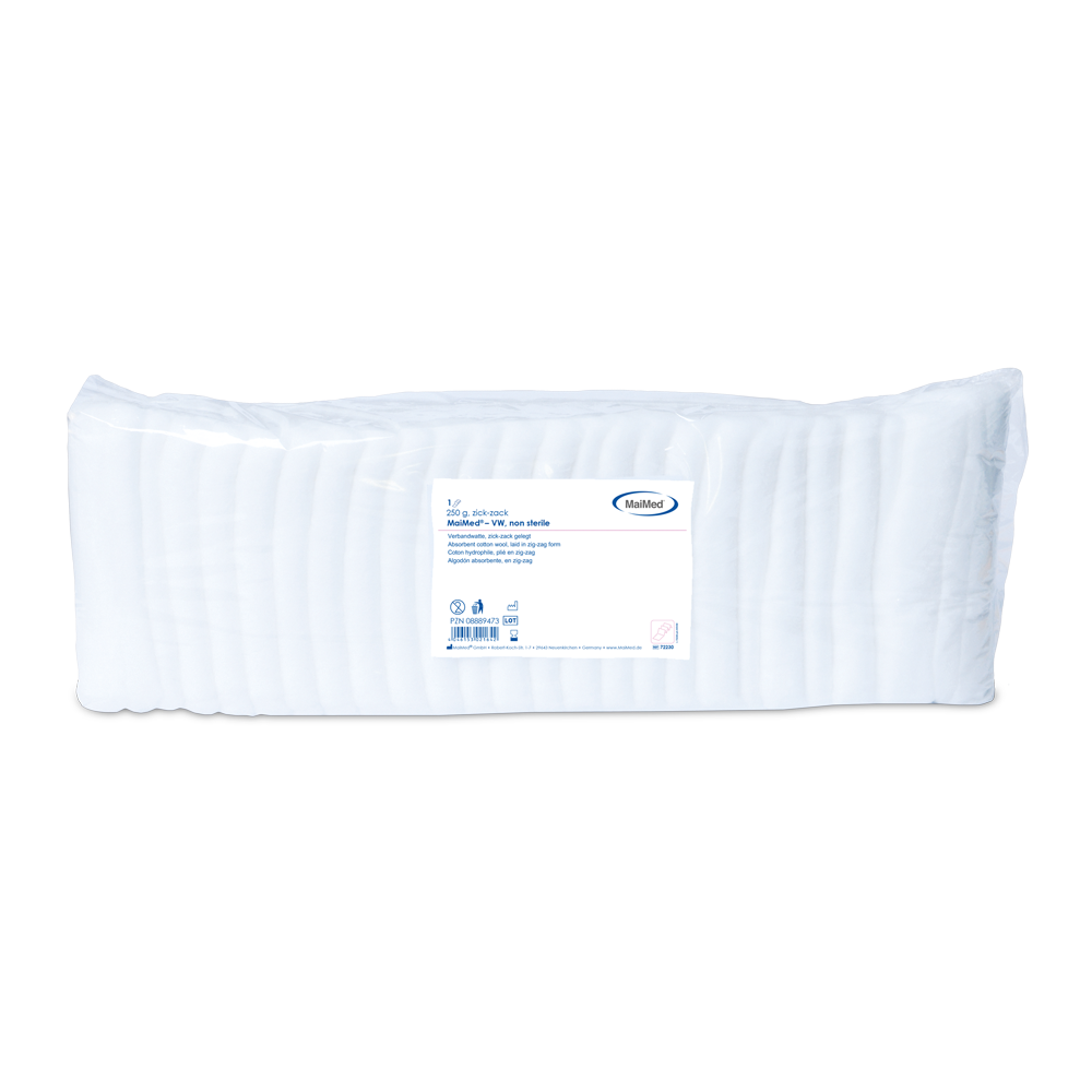 Sac en aluminium de coton avec bandage en zigzag MaiMed-VW