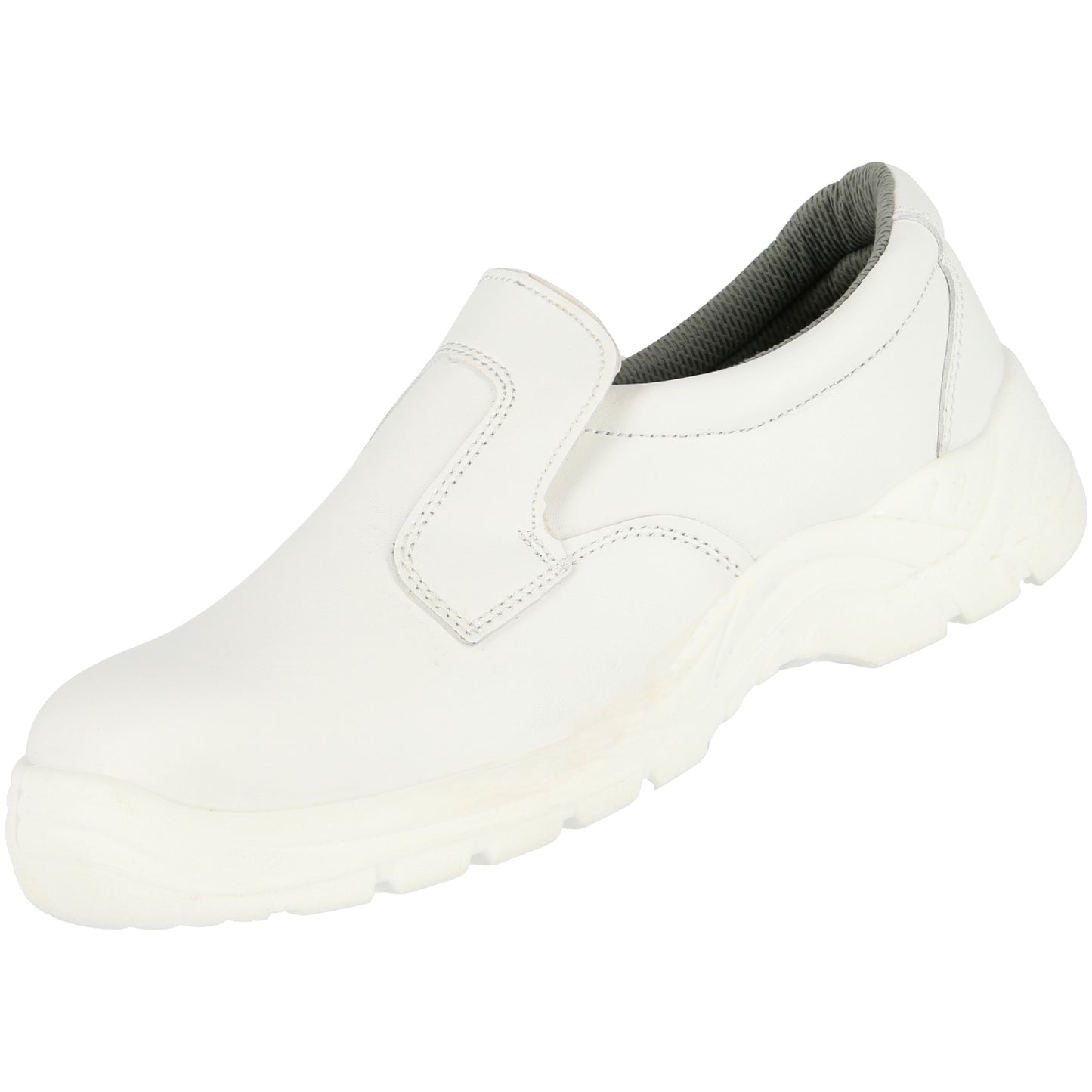 NITRAS CLEAN STEP SL, S2 veiligheidsslippers, wit
