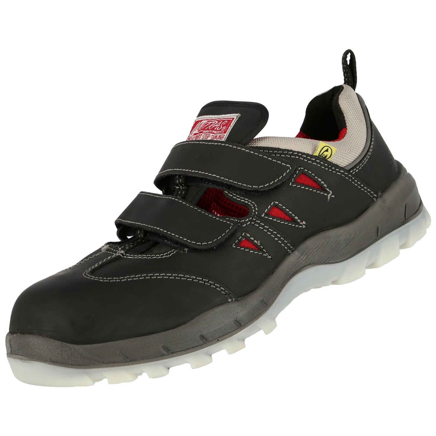 NITRAS SPORT STEP SA, S1P veiligheidssandalen, zwart