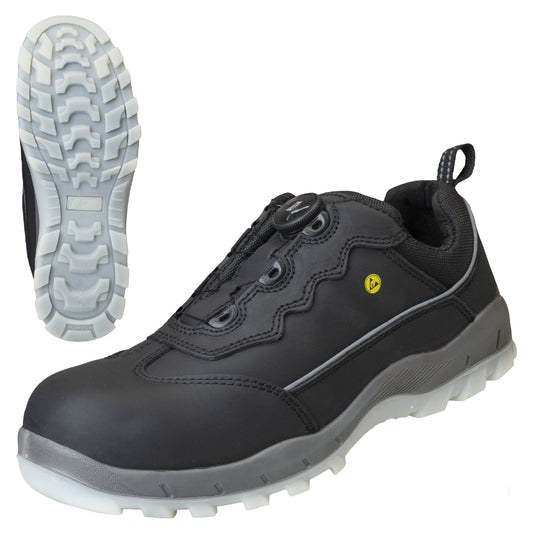 NITRAS SPORT STEP FIT, chaussures basses de sécurité, noir