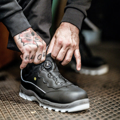 NITRAS SPORT STEP FIT, lage veiligheidsschoenen, zwart