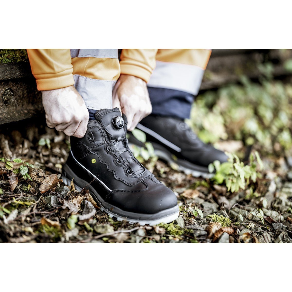 NITRAS SPORT STEP MID FIT, veiligheidslaarzen, halfhoog, zwart