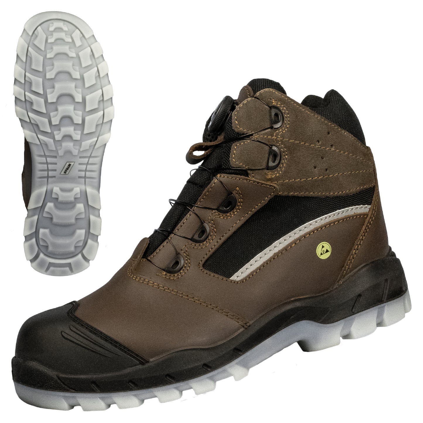 NITRAS TOUGH STEP MID FIT, bottes de sécurité S7S CI FO SR, mi-hauteur