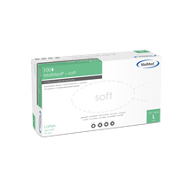 MaiMed-zachte latex onderzoekshandschoenen, niet-steriel, gepoederd, 100 stuks/doos