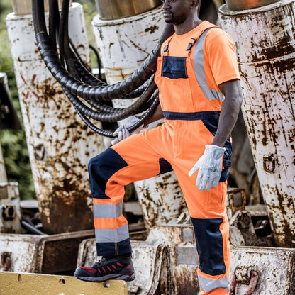 NITRAS MOTION TEX VIZ, tuinbroek met hoge zichtbaarheid