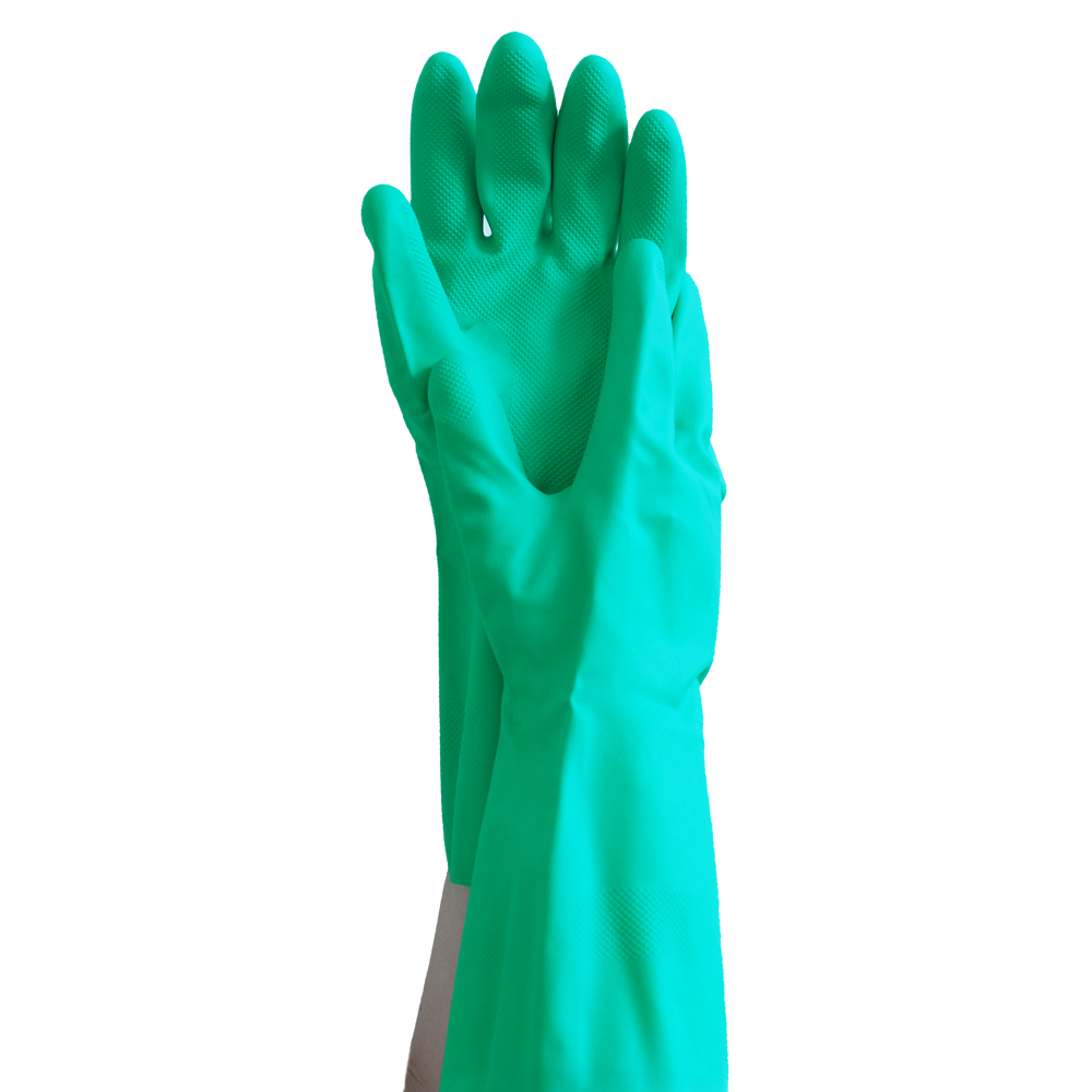 MaiMed-Safety touch gant de protection chimique nitrile, vert