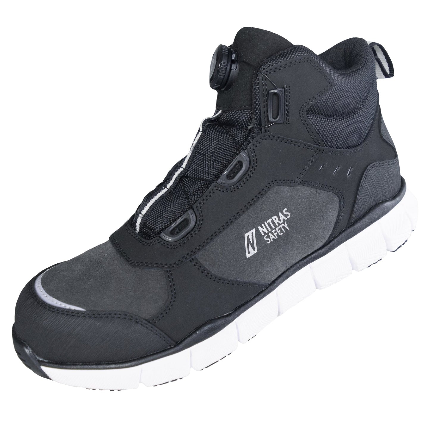 NITRAS SONIC STEP MID FIT, S3S FO HRO SC SR, bottes de sécurité, mi-hauteur