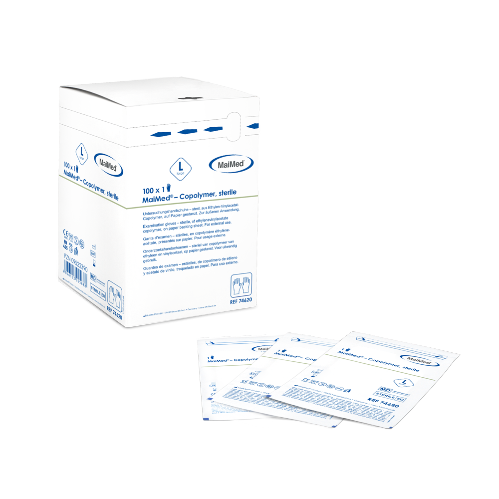 MaiMed copolymeer steriele wegwerphandschoenen