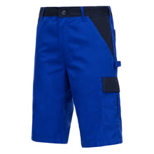 NITRAS MOTION TEX LIGHT, pantalon de travail, court, bleu roi / bleu marine