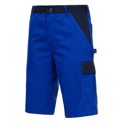 NITRAS MOTION TEX LIGHT, pantalon de travail, court, bleu roi / bleu marine